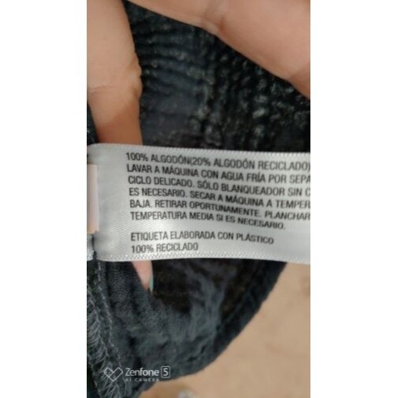 Universal Thread Women's Dress Cotton Large Gray Long Sleeves - Picture 4 of 7